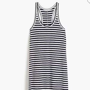 Lot of 2. Racerback Tank Top in Black and White Stripes.Size S. Good Condition.
